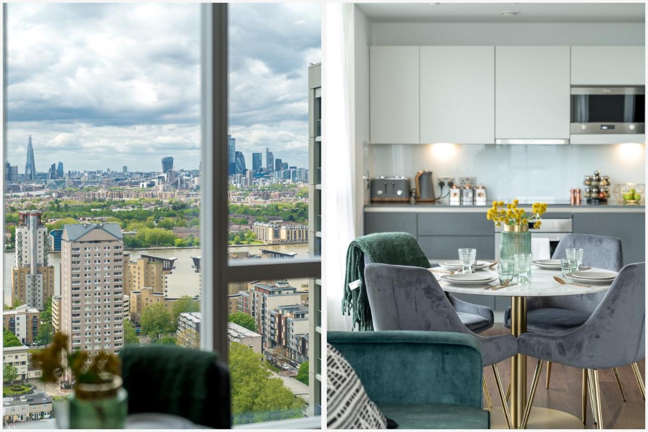 Luxurious Spacious 2Bed Suites Skyline River Views By Canary Wharf London Ngoại thất bức ảnh